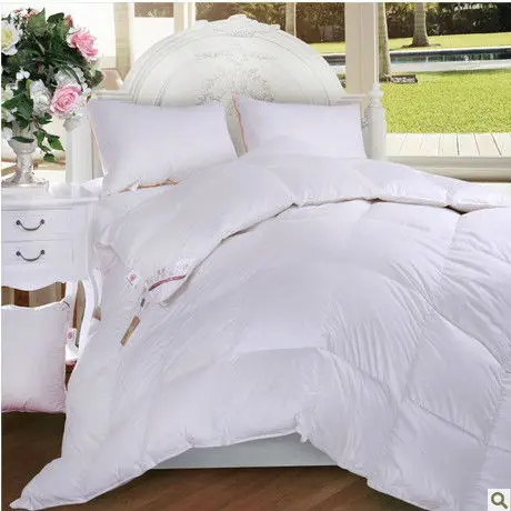 Гусиный пух Одеяло Doona Утешитель Одеяло Король(240X210 см) 470GSM Или Сделать Любой Размер-6 теплое одеяло