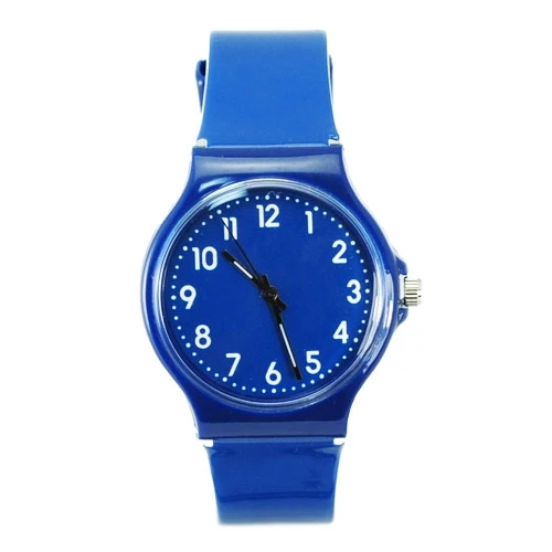 Модные спортивные часы для мужчин и женщин модные повседневные наручные часы студенческие часы из силиконового желе для девочек мальчиков Reloj Mujer Relogio - Цвет: Синий