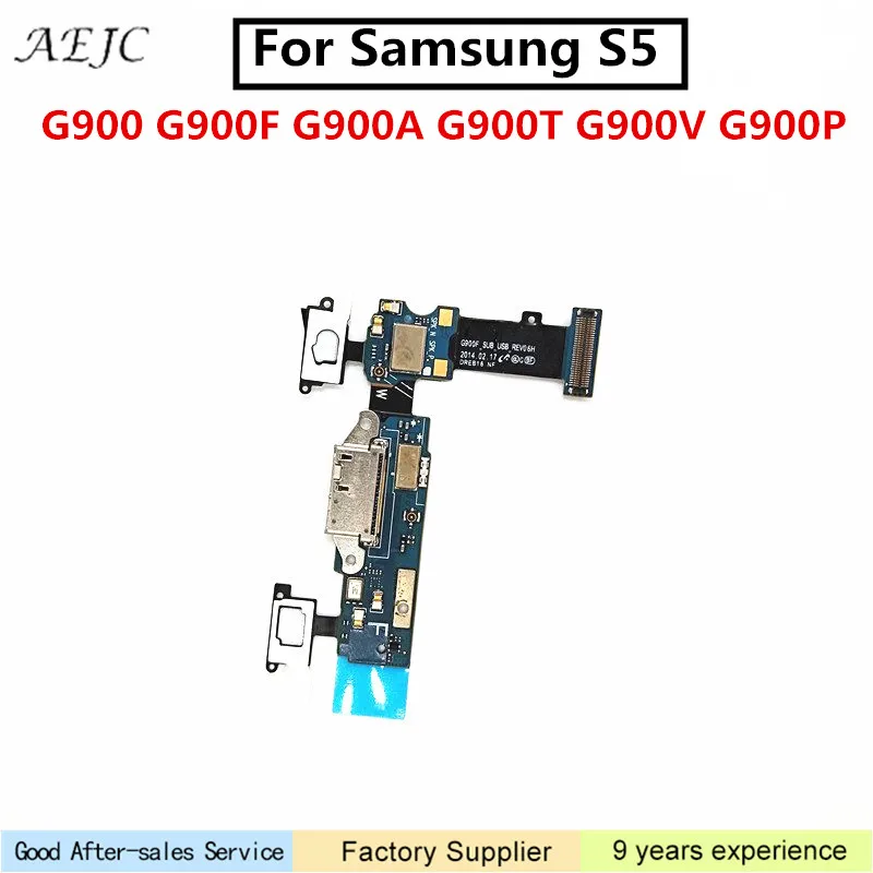 

For Samsung S5 G900 G900F G900A G900T G900V G900P G900i G900M Charger Charging Port Dock Connector Micro USB Port Flex Cable