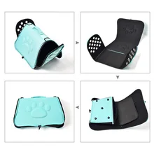 Сумка для переноски на открытом воздухе, сумка для питомца на ремне через плечо, сумка для собак, дорожная сумка, мягкая дышащая губка EVA, место для собак, кошек, товары для домашних животных