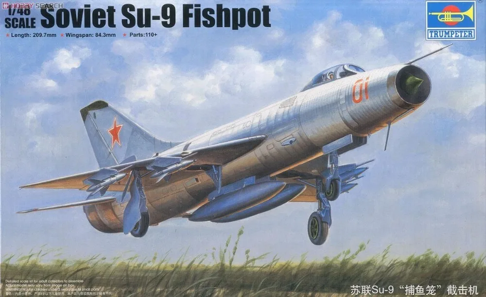 

Trumpeter 02896 1:48 SU-9 Of The Soviet Union "fishing Cage" Interceptor Assembly Model Building Kits Toy