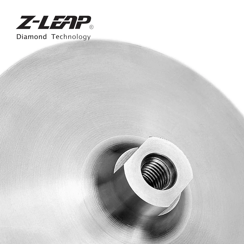 4 Inch Aluminum Backer Pad 5//8-11 Thread for Diamond Polishing BUY 5 GET 1 FREE