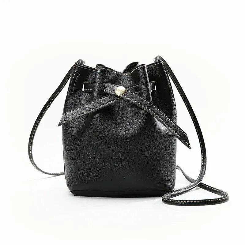 

Arsmundi Fashion Small Women Bags PU Leather Bucket Bag Mini Single Shoulder Messenger Bag Lady Casual Handbag Valentine's Gift