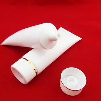 

120g empty white tube for cosmetics packaging,120ml plastic bottles for hand cream,4.0 oz unguent containers 20pc/lot