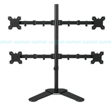 ML6884 настольная подставка полный движения 360 градусов, с 4мя фазами, экраны монитор держатель 1"-27" ЖК-дисплей светодиодный держатель монитора загрузка 9.9kgs каждая головка