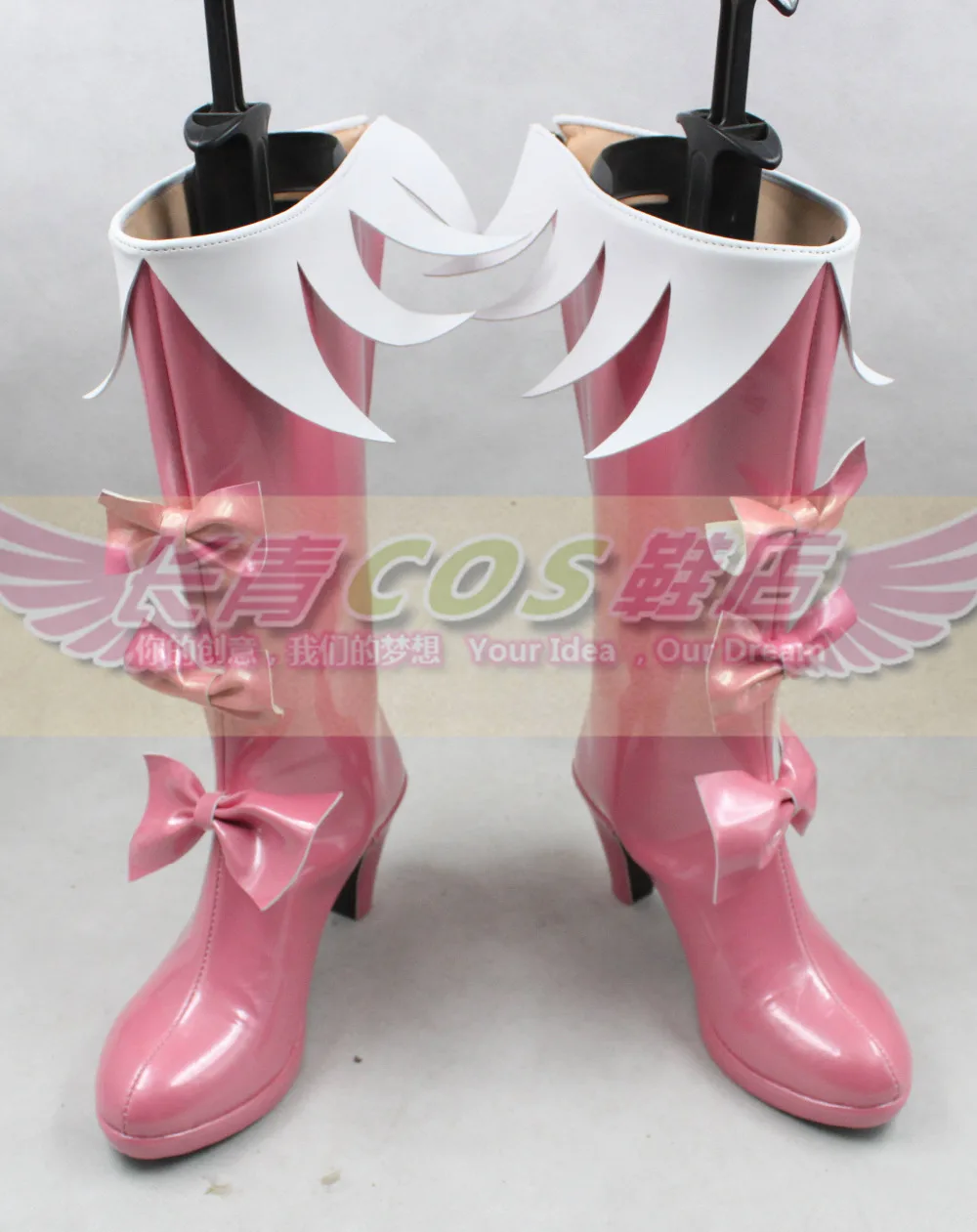 Kill La Cosplay розовые праздвечерние длинные туфли для косплея девочек ботинки C006|boots