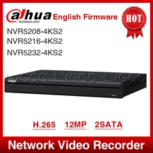 Экспресс- Dahua NVR5208-4KS2 NVR5216-4KS2 NVR5232-4KS2 16/32CH 1U 4K и H.265 Pro Сетевой Видео Регистраторы 12MP Full HD 2SATA