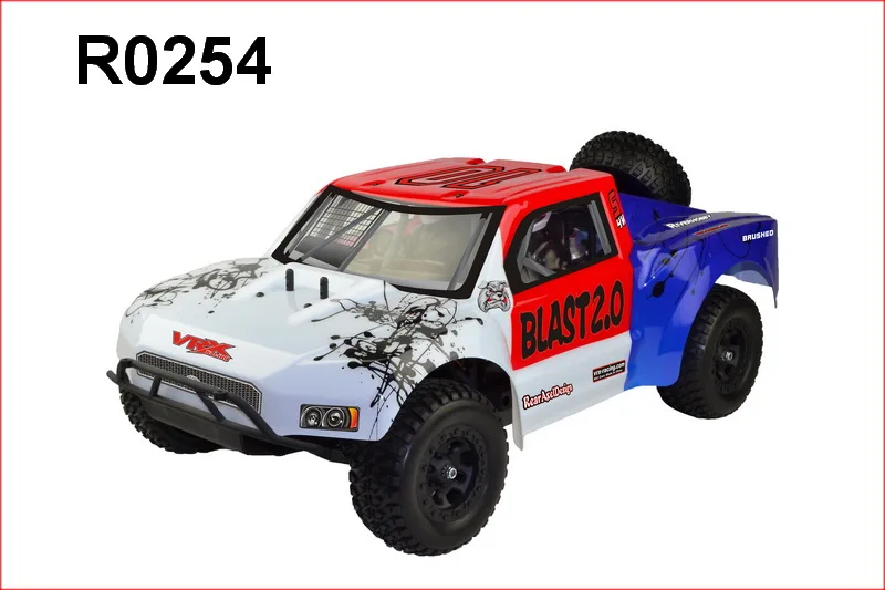 Радиоуправляемый грузовик, VRX Racing RH1045SC 1/10 масштаб 4WD электрическая короткая карта, RTR/45A ESC/3650 мотор/7,4 В Lipo батарея/2,4 ГГц