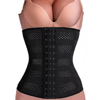 Black waist training corsets shapewear waist cincher slimming belt faja reductora cinturilla corses para mujer girdle corsetto