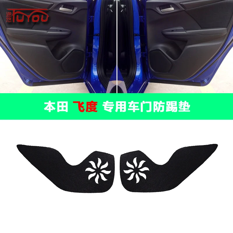 

For Honda Fit 4pcs Car Inside Door Cover Pad Scratch Protection Anti Kick Pad Car Interior