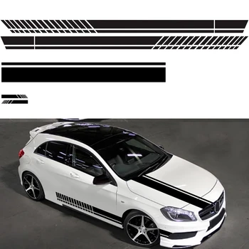 

Vehicle sticker Cooling Car Stickers Auto Body Racing Side Door Long Stripe Stickers Auto Vinyl Decal Sticker Car Accessories