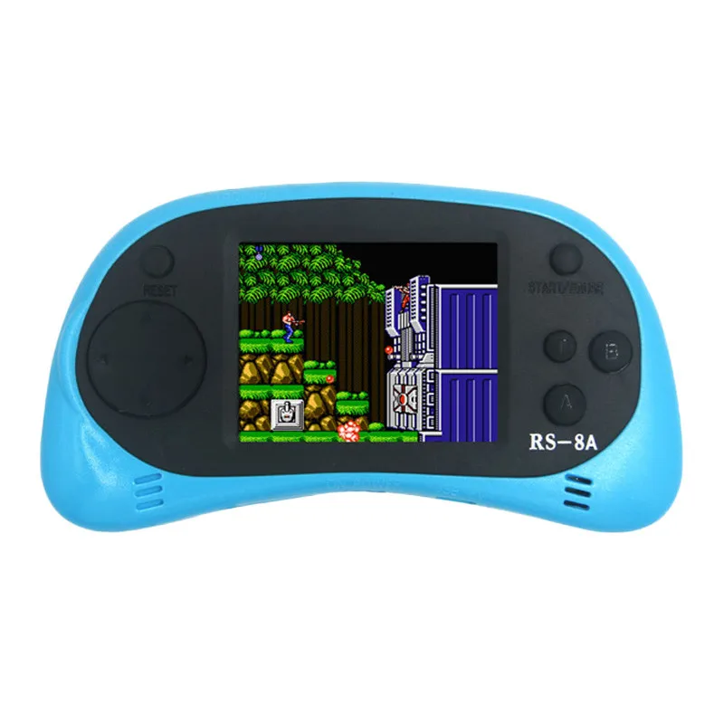 

New RS-8A children's Video Game Player Players color screen built-in game 260 classic games, handheld game consoles TV output