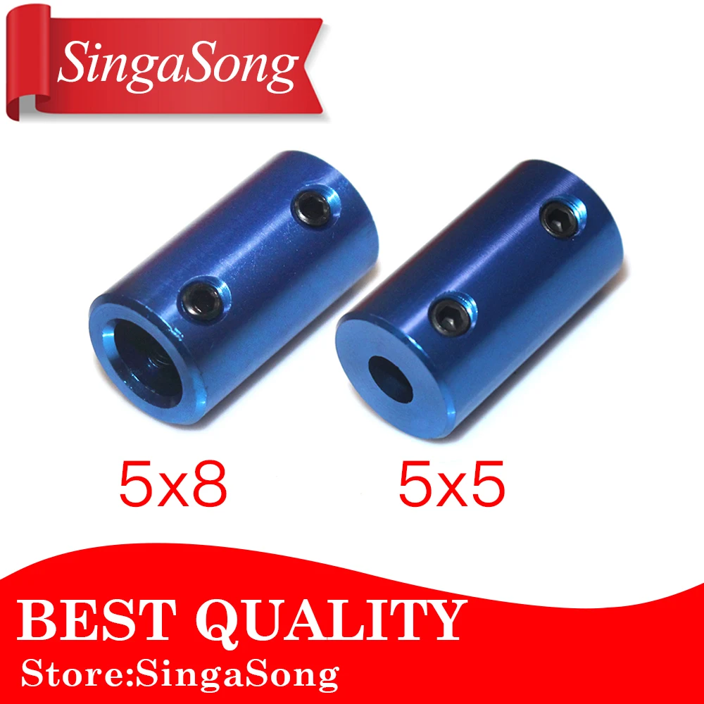 

Aluminum Alloy Coupling Bore 5mm 8mm 3D Printers Parts Blue Flexible Shaft Coupler Screw Part For Stepper Motor Accessories