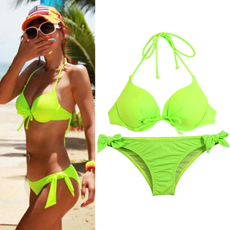 

Sexy Girls Womens Bikini Set Push-up Padded Bra Swimsuit Bathing Suit MLXL JC
