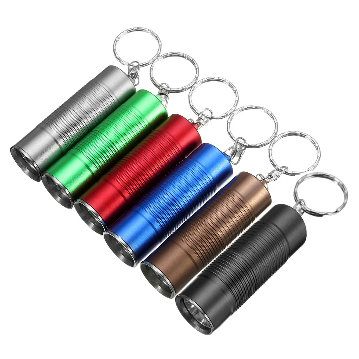 Mini Waterproof Super Bright Aluminum 800lm Keychain LED Light Bike Bicycle Riding Flashlight