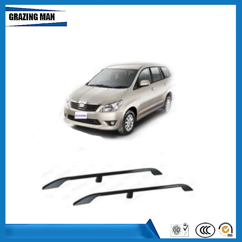 Hot selling aluminium alloy material black color roof rack luggage rail