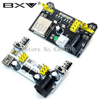 

MB102 Breadboard Power Supply Module /MB102 white Breadboard Dedicated Power Module 2-way 3.3V 5V MB-102 Solderless Bread Board