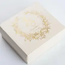 Персонализированные службы поддержки bronzing бумага вечерние подарочной коробке, 10*9*4 см, FM112