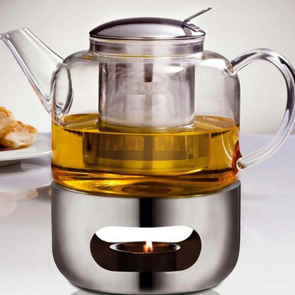 Safety Durable Teapot Warmer Heating Base Stainless Steel Tea Light Candle Heat Resistant Part Universal Size For Most Teapot Safety Durable Teapot Warmer Heating Base Stainless Steel Tea Light Candle Heat Resistant Part Universal Size For Most Teapot