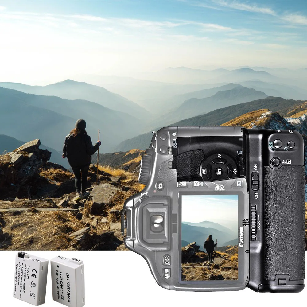 Держатель аккумуляторной батареи Travor для Canon 550D 600D 650D 700D Rebel T2i T3i T4i T5i как и в