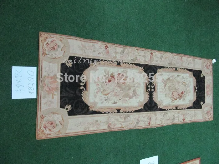 

French Regional Rug With Large Needle Point Square Roses Handmade Wool Needlepoint New Listing Folk Art Wool Knitting Carpets