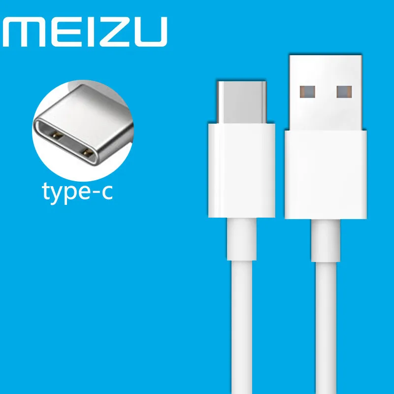 

Original 100cm USB 3.1 TYPE-C date line sync round cord Cable fast charging For MEIZU 16th Pro 7 6 6s 5 PLUS MX6 MX7 MX E3 phone