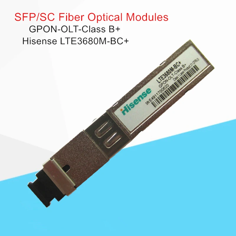 Hisense SFP модуль LTE3680M-BC+ GPON-OLT-класс B+ SFP модуль приемопередатчика SC разъем совместим с картами Huwei и zte GPON