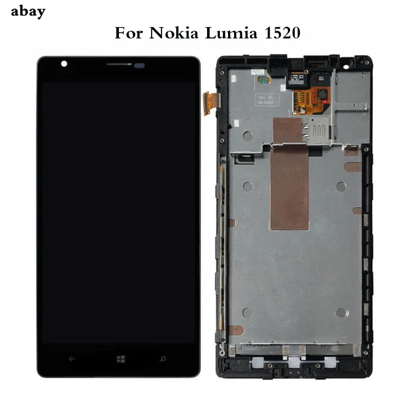 6 0 дюймов для Nokia Lumia 1520 RM 937 LCD дисплей + сенсорный экран дигитайзер в сборе с рамкой