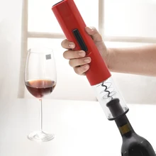 Электрический штопор для штопора, автоматический штопор для бутылок красного вина, беспроводной набор с фольга и вакуумной пробкой