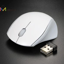 Malloom 2,4 ГГц 2000 Точек на дюйм геймер Беспроводной Мышь 3 кнопочная мышь Оптический Мышь беспроводной USB приемник ПК компьютер Беспроводной для ноутбука