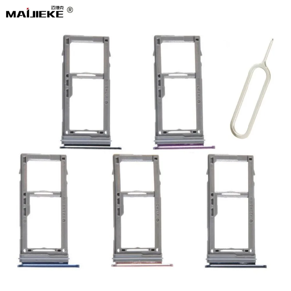 

Original Dual Sim Card+Micro SD Holder Slot Tray for Samsung Galaxy S9 S9 Plus G960U G965U microSD Single SIM Card Tray