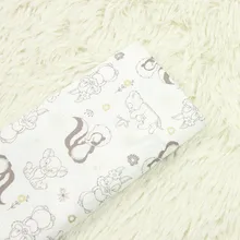 140*50 см животное коала белка Кролик хлопок ткань детские обои/Diy ручной работы дизайнерское постельное белье домашний кошелек из ткани Стёганое одеяло