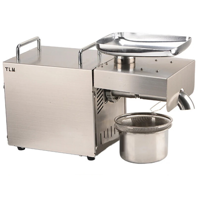 

VOSOCO Oil presser peanut maker rapeseed olive Pistachio pecan small almond oil mill 110V/220V 1500W Stainless stee household