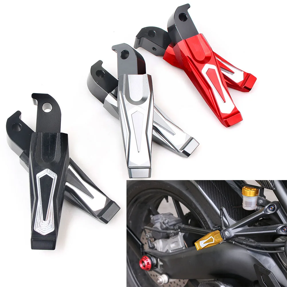 CNC Motorcycle Rear Foot Rests Pegs Pedals Footrest Footpegs For Yamaha