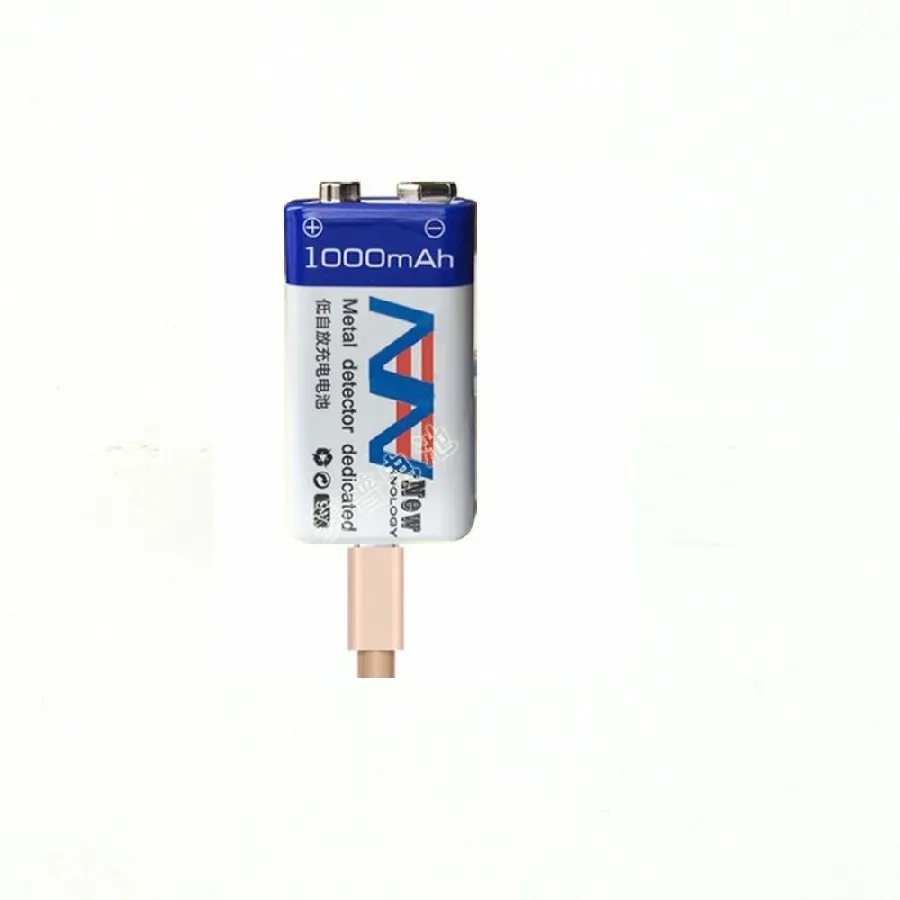 

1pcs/lot 1180mAh 9V lithium ion battery 6F22 USB rechargeable battery instrumentation toy rechargeable battery free shipping