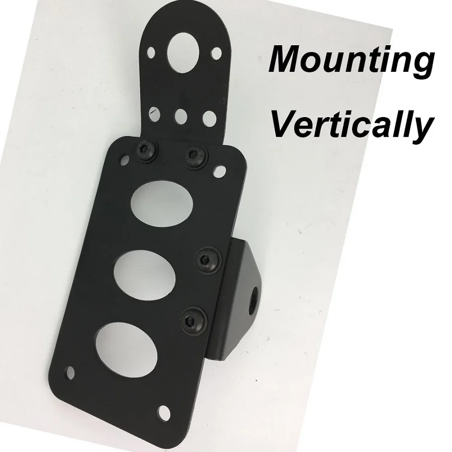 Black Side Mount Motorcycle License Plate Bracket Fit For Harley Chopper Accessories License Plate Bracket (13)