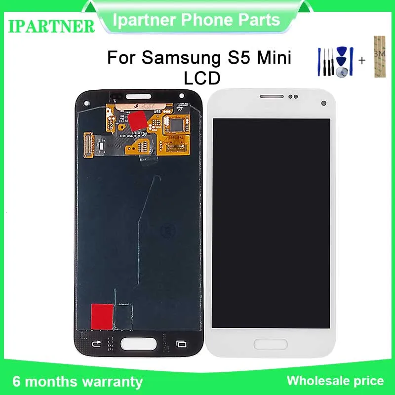 

4.5Inch Super OLED for Samsung for Galaxy S5 Mini G800 G800F LCD Display Touch Screen Digitizer Assembly Replacement Parts+Tools