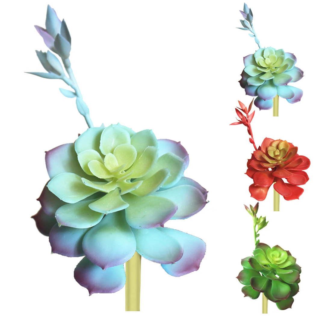 Искусственные суккулентные искусственные растения, искусственные алоэ, кактус, пейзаж, цветок лотоса, сделай сам, искусственный цветок, Креативные аксессуары для творчества