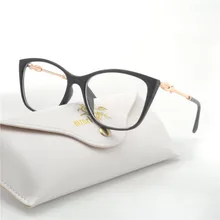 MINCL Новые Популярные Ретро кошачьи женские очки Прозрачная Оптическая оправа для очков женские винтажные очки с коробкой NX