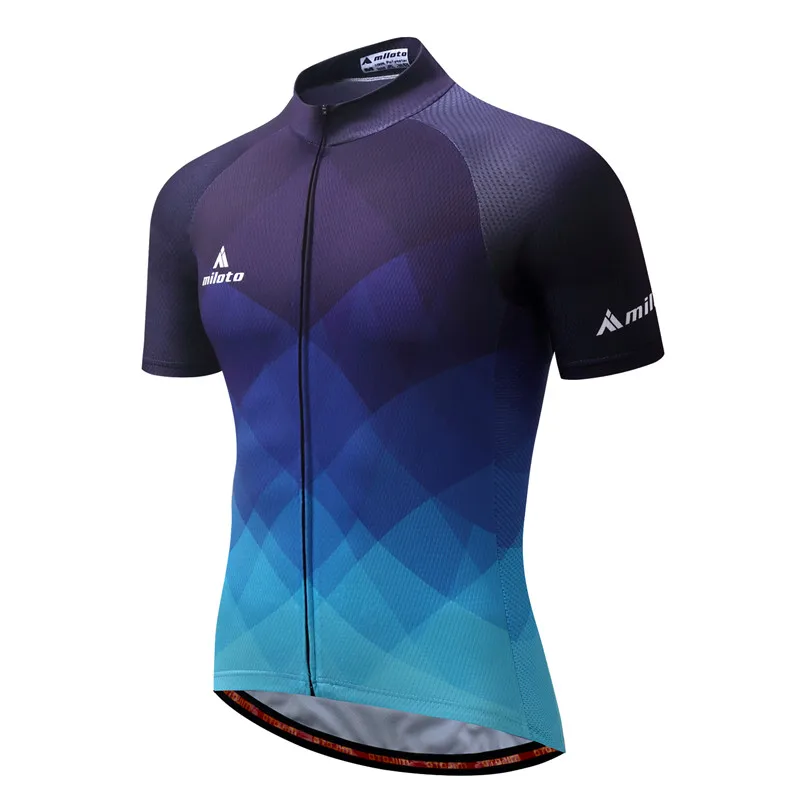 Одежда для горного велосипеда короткий рукав Велоспорт Джерси рубашка дышащая одежда для езды на велосипеде Лето Pro Team Top Maillot Ciclismo - Цвет: white