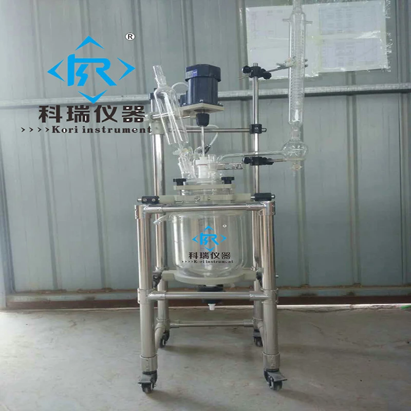 Cheap Price Chemical Equipment Teflon reaction vessel 5l Cooling Jacket