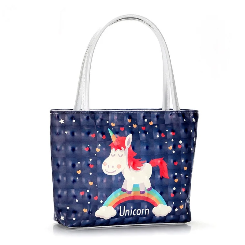 

3D Printing Unicorn Cosmetic Bag Multicolor Pattern Cute Cosmetics Pouchs for Travel Ladies Pouch Women Travel Makeup Bags