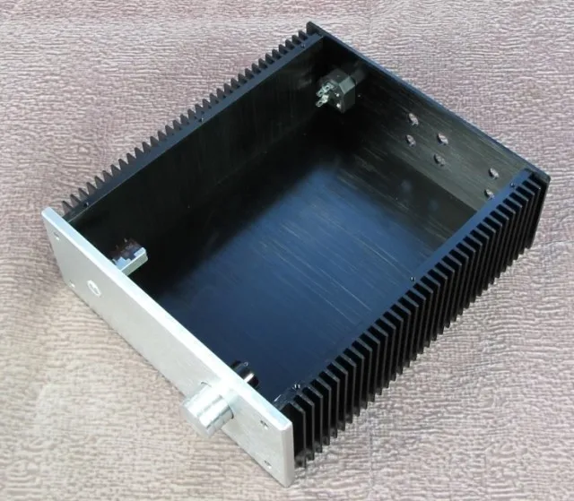 

2018 new 2409 side heat dissipation aluminum power amplifier chassis small 10W no pressure thick substrate