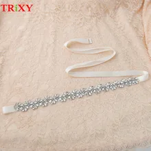 Trixy s291 роскошный Стразы Свадебные ремни свадебные Пояса, Кристалл Люкс ремень свадебные створки невесты створки Ремни 15 Цвет