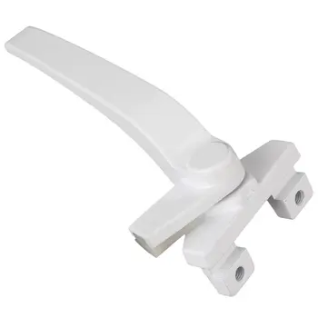 

2PCS White Zinc Alloy Vintage Classic Style Universal Left Hand Side Casement Window Lock Handle Pull Bath/Bed Door Lever Hand