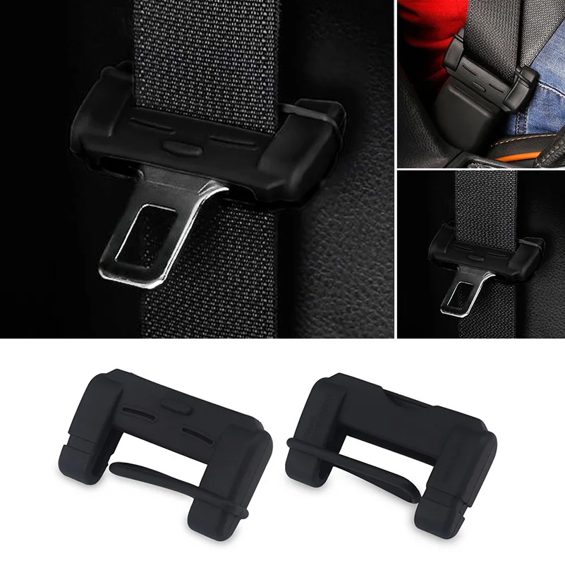 2x Seat Belt Buckle Cover For Peugeot 307 206 308 407 207 3008 208 508