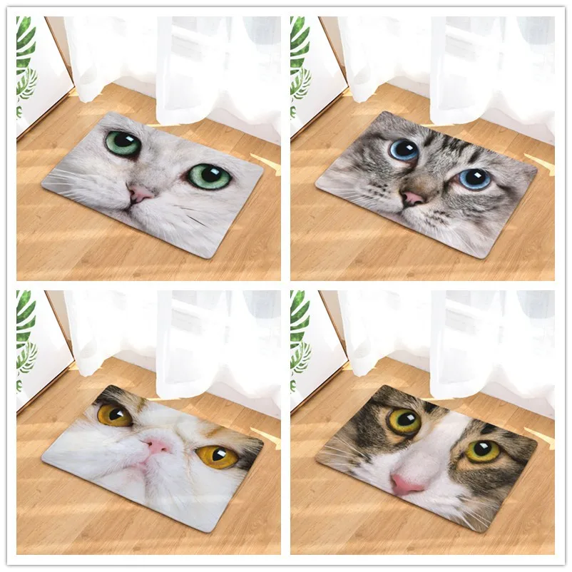 Придверные коврики с принтом кота для кухни ванной 40X60or50x80cm | Дом и сад