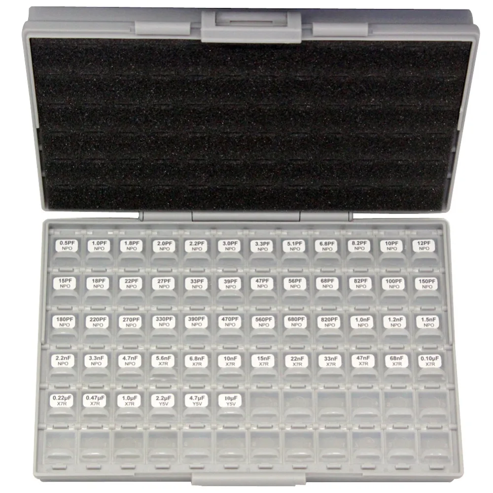 AideTek SMT/SMD 0603 набор для хранения в пластиковой коробке 50 В x 10 шт.|smd smt|smd smt boxsmt smd box |