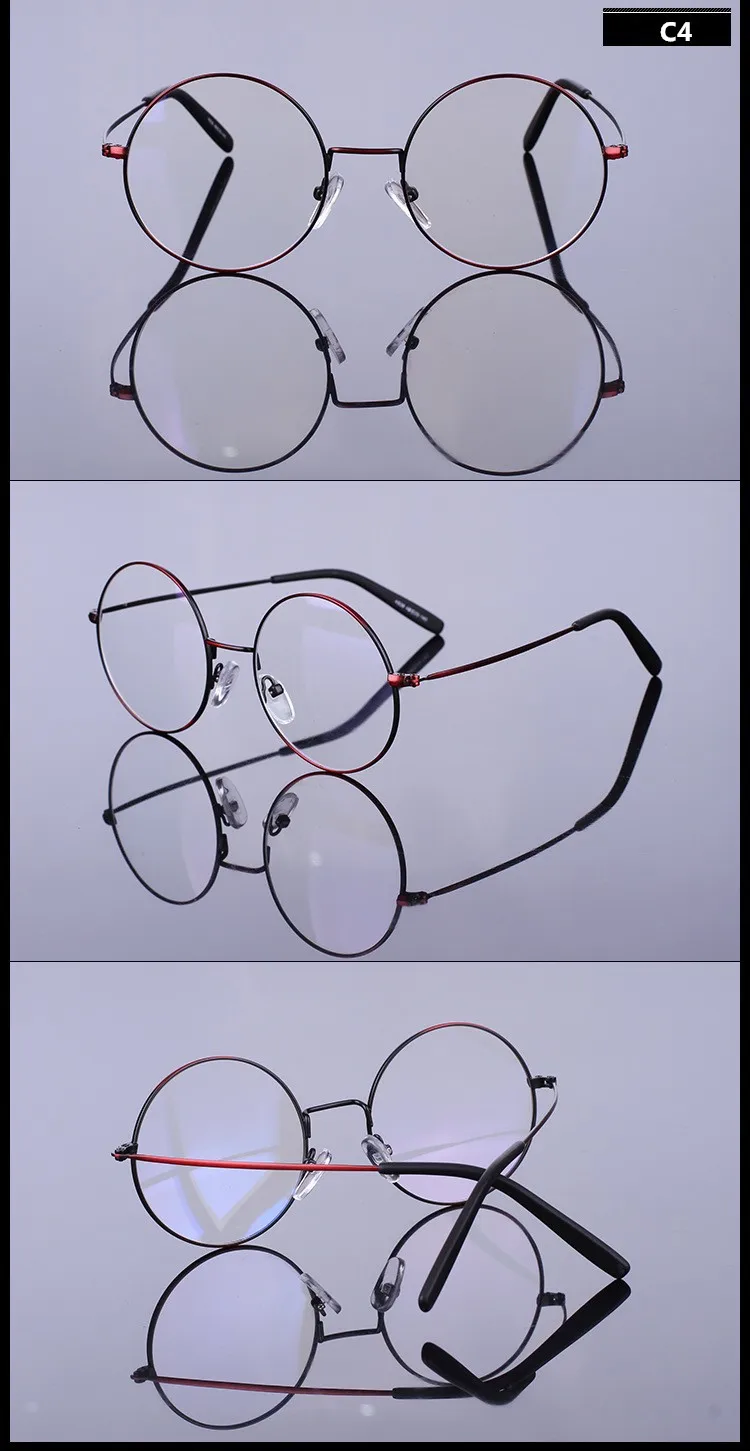 Новое поступление ретро женские стильные очки для глаз качественные модные стильные круглые оптическая оправа из металла очки для дизайна бренда для женщин