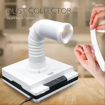 

Professional Nail Dust Collector Art Equipment Manicure Vacuum Cleaner w/60W Strong Power Fan with Touch Sensor Design Dropship